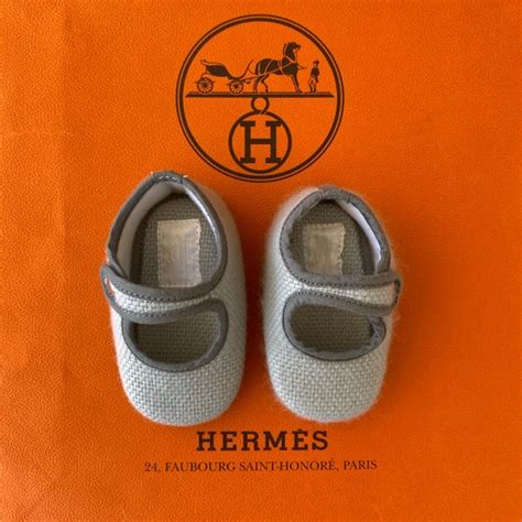 hermes baby booties